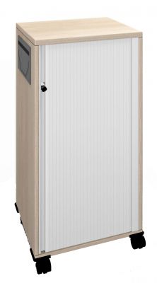 Palmberg Orga Plus Mobilcontainer mit Rollen und Rollladentür, Büromöbel für mehr Stauraum.